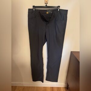 Eddie Bauer Men's Charcoal Slim Pants